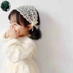 هدبند دانتل طرح باغ گل