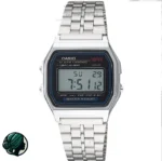 ساعت مچی دیجیتال کاسیو مدل A168WGG-1B با بند استیل