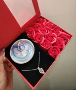 گردنبند مروارید عشق باکس کادویی استیل - Image 3