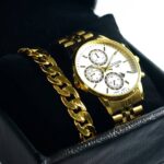 ست ساعت مردانه طرح سیتیزن VIP و دستبند کارتیر کد 21 - Image 3