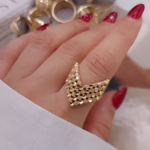 انگشتر طلاروس زنانه کاملا مشابه طلا کد 2027 - Image 3