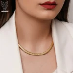 زنجیر ماری کد 3 سایز بزرگ طلایی