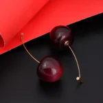 گوشواره زنانه مدل گیلاسی - Image 2