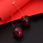 گوشواره زنانه مدل گیلاسی - Image 3